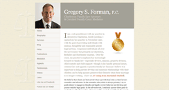 Desktop Screenshot of gregoryforman.com