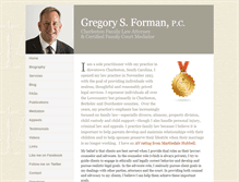 Tablet Screenshot of gregoryforman.com